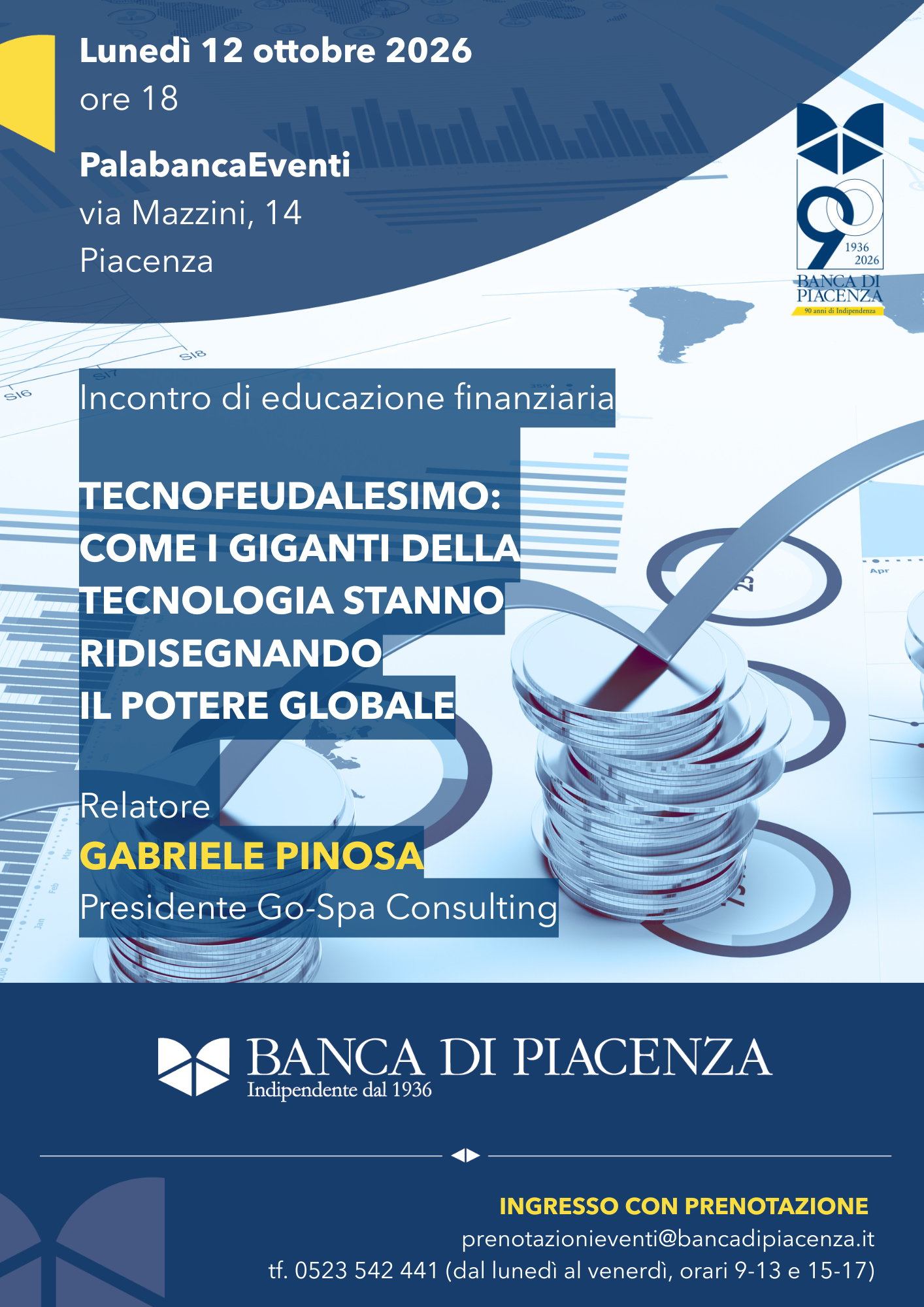 INCONTRO DI EDUCAZIONE FINANZIARIA con Gabriele Pinosa
