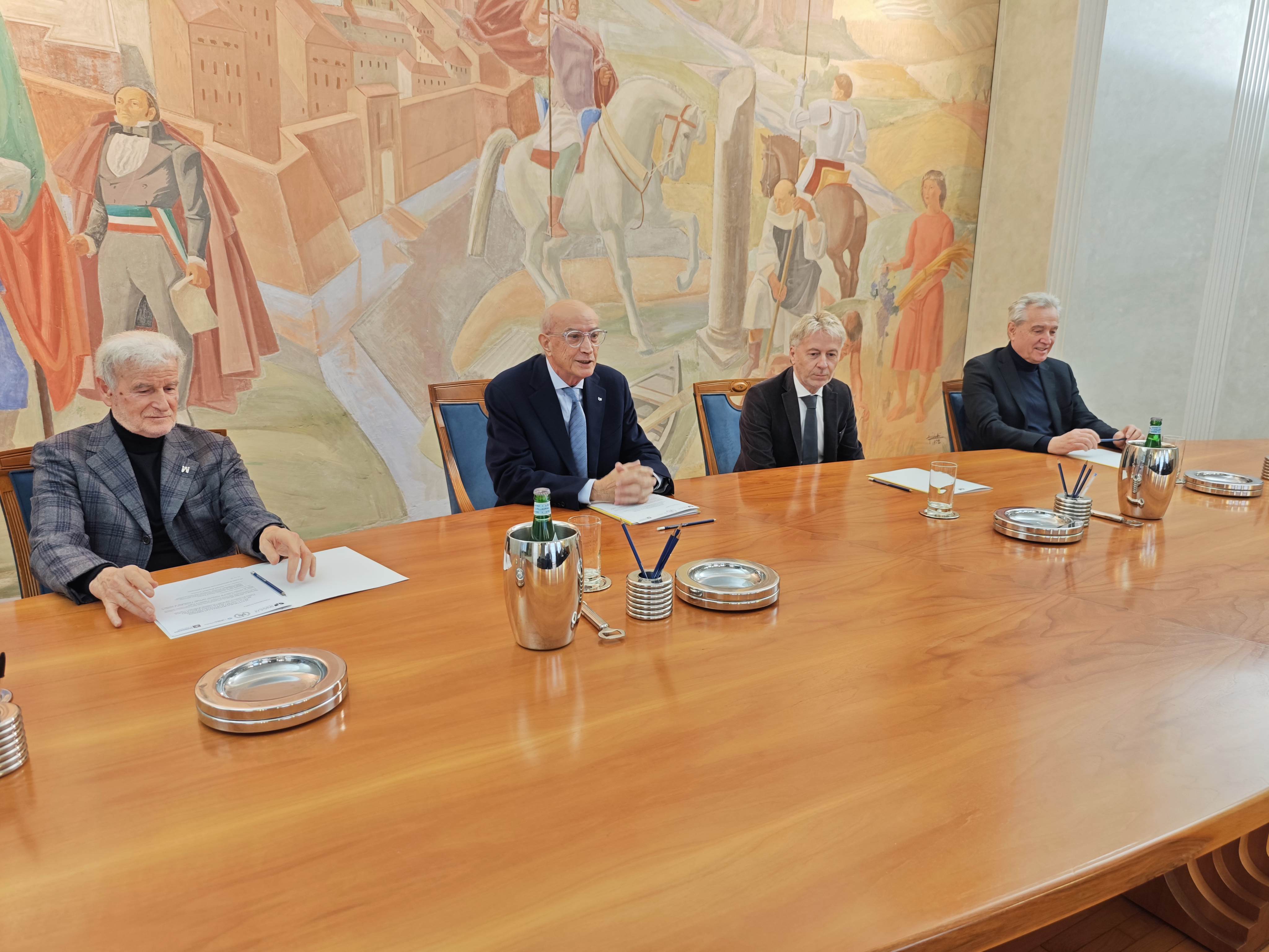 Alberto Paganuzzi, Giuseppe Nenna, Filippo Cella, Mario Magnelli