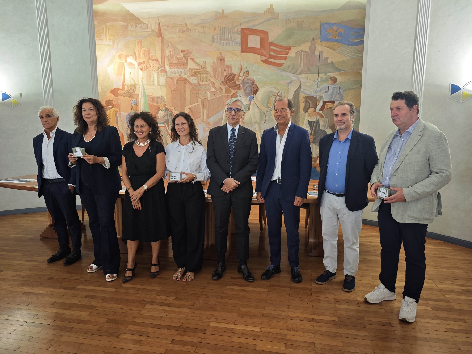 I protagonisti della conferenza stampa su Attraverso il design 2026
