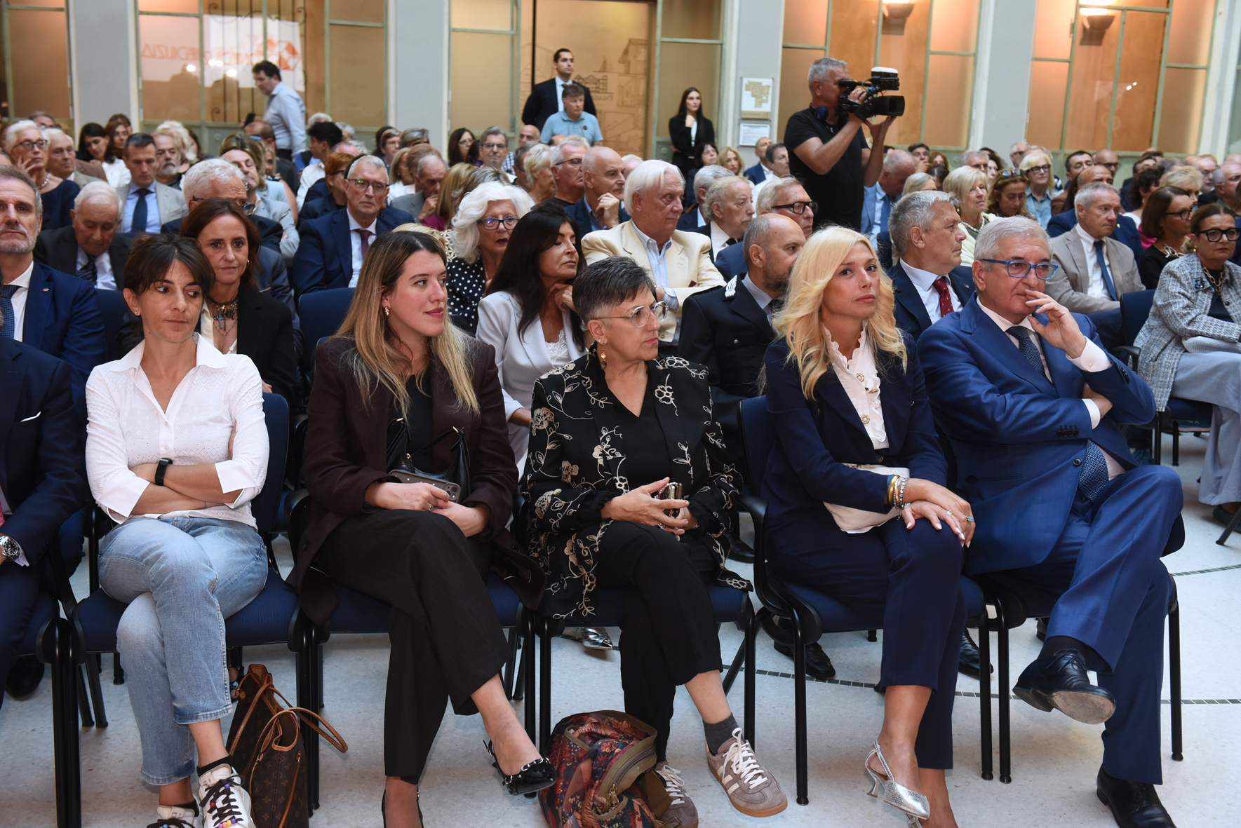 Il ministro Tommaso Foti e la senatrice Elena Murelli