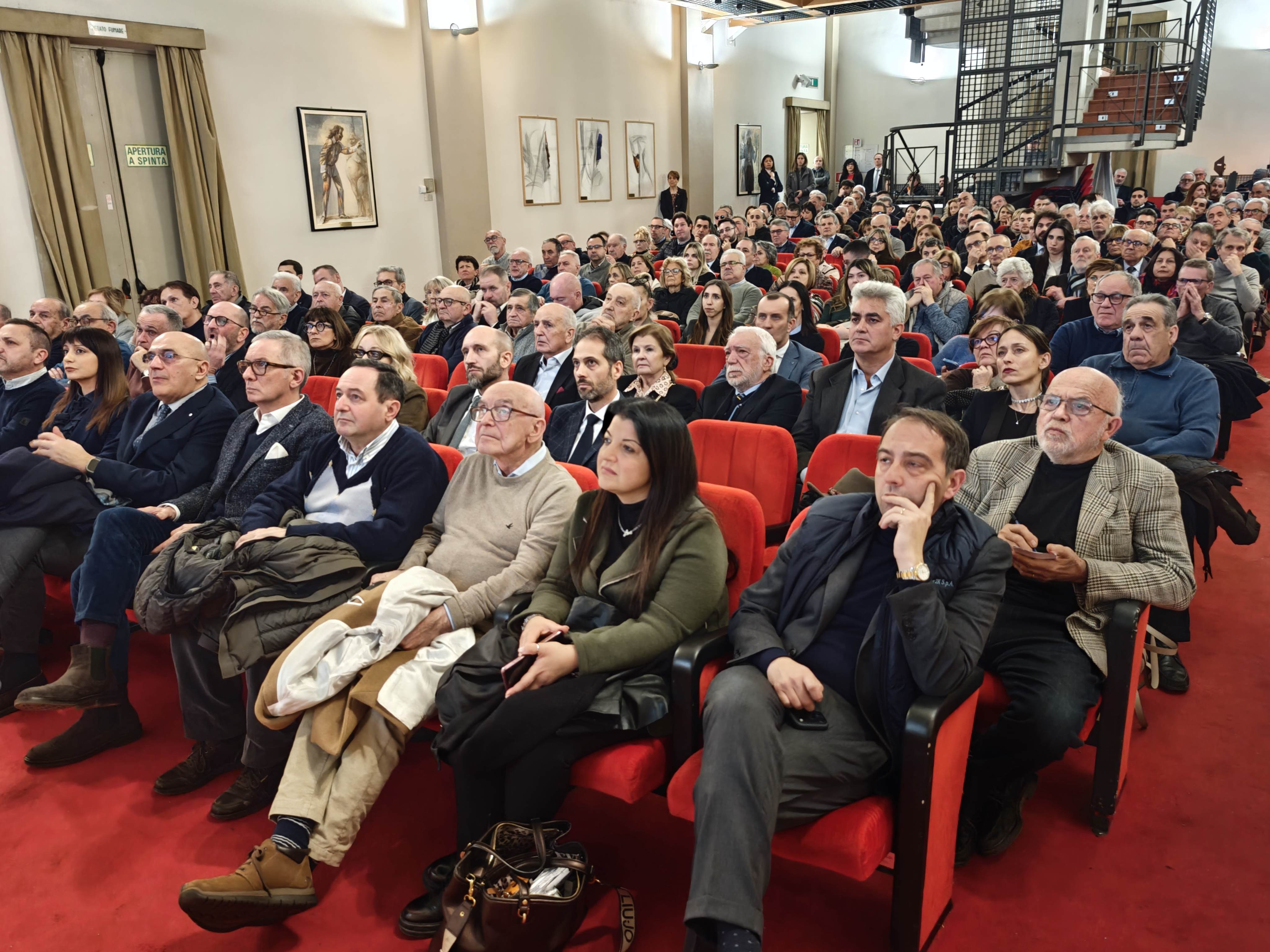 Il pubblico presente a Castelsangiovanni