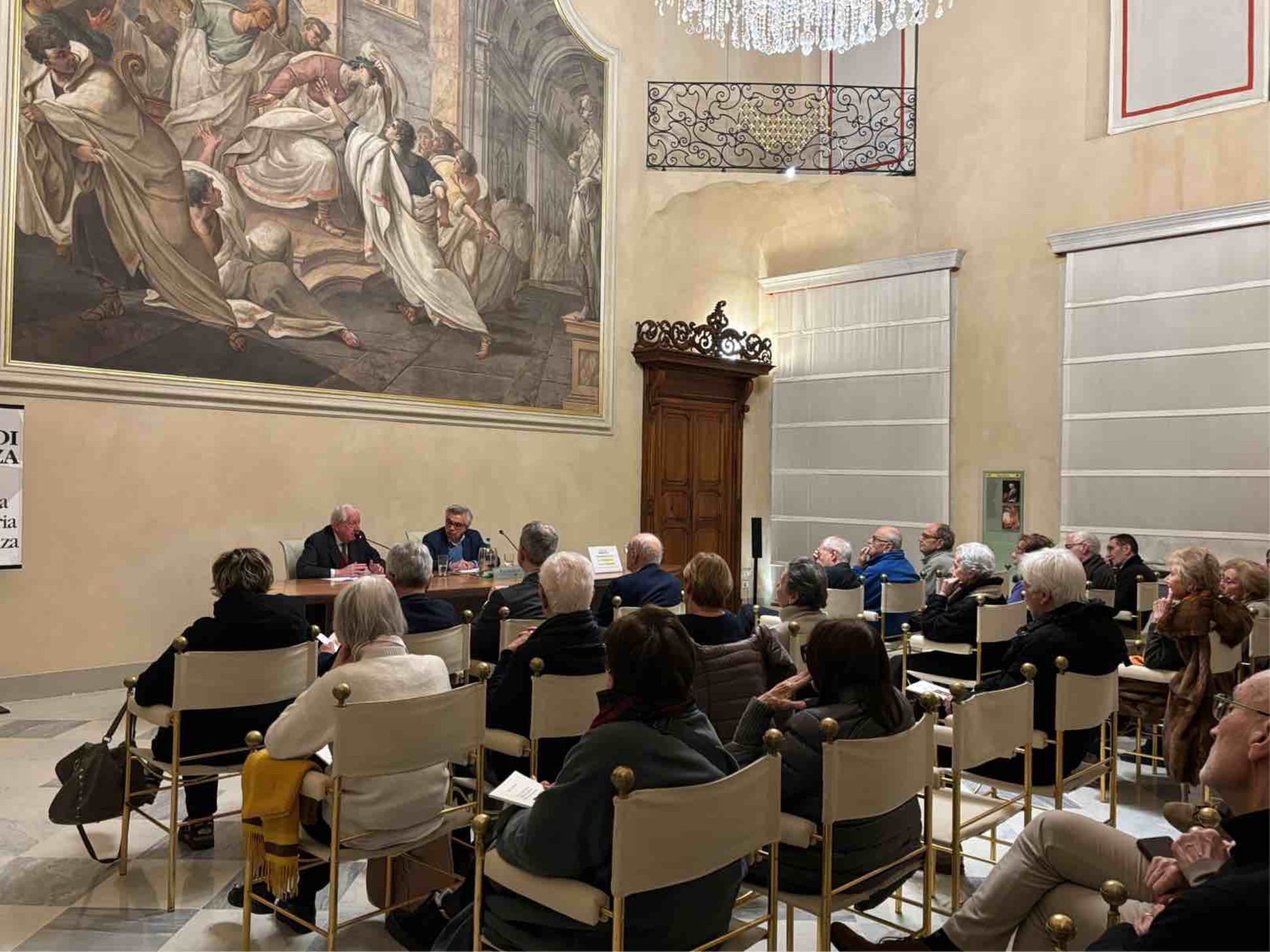 La presentazione del libro si è tenuta il Sala Panini del PalabancaEventi