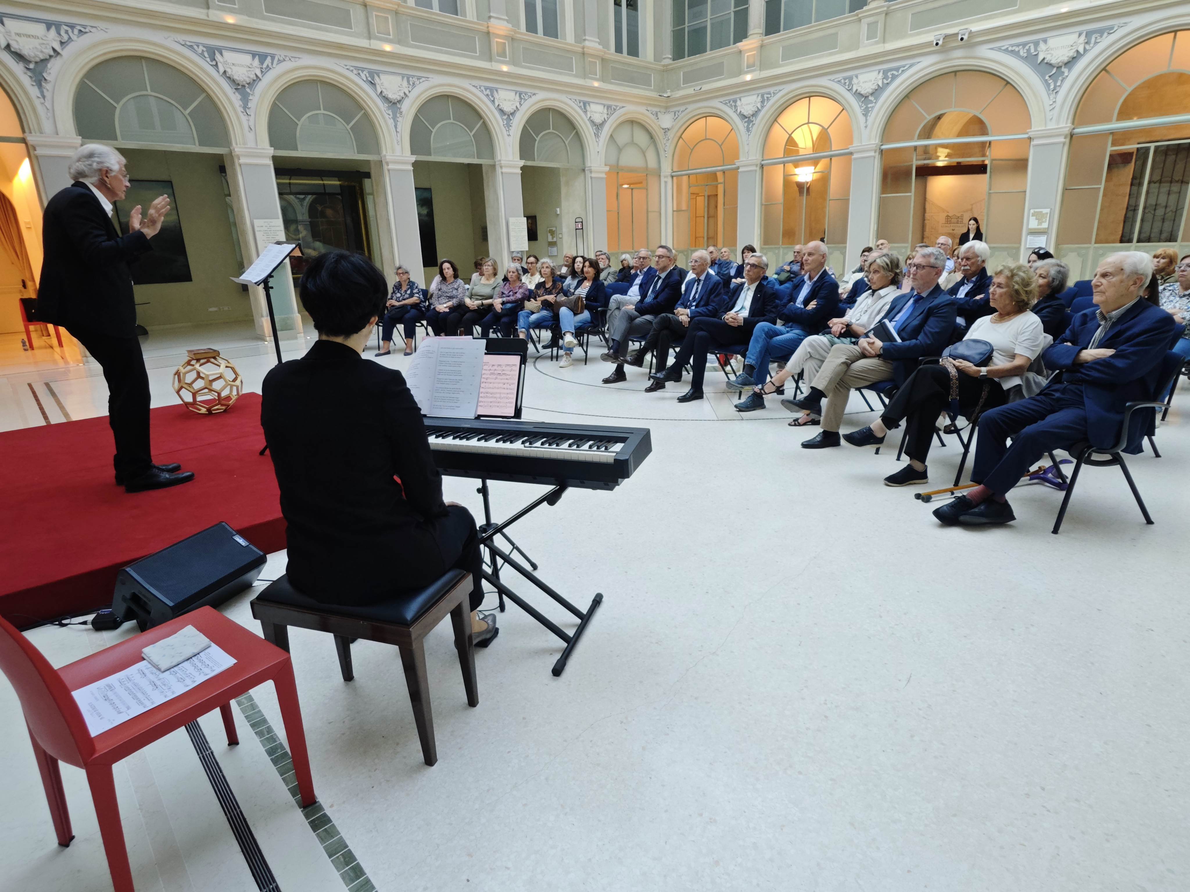 Lo spettacolo si è tenuto in Sala Corrado Sforza Fogliani