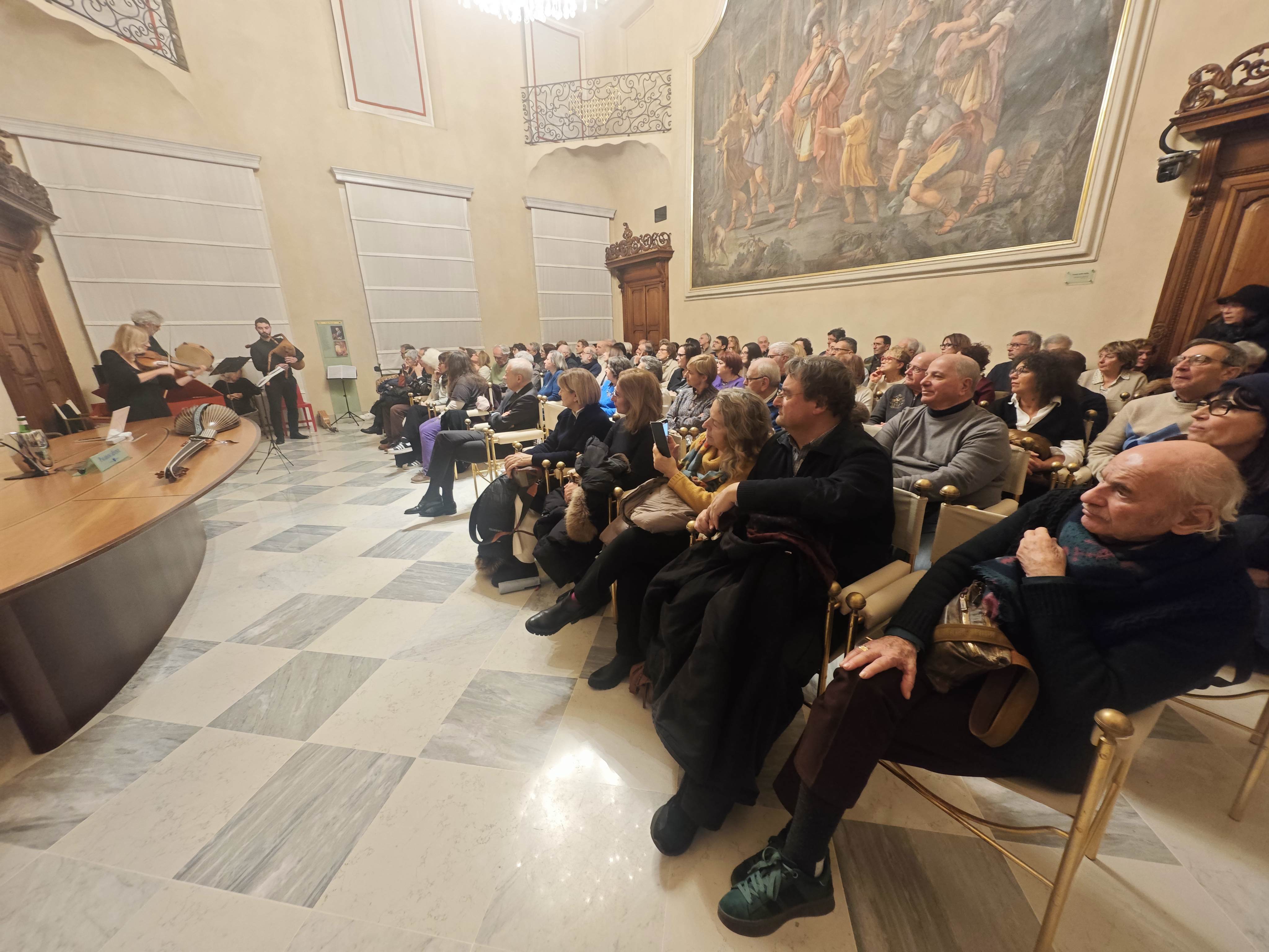Pubblico numeroso in Sala Panini