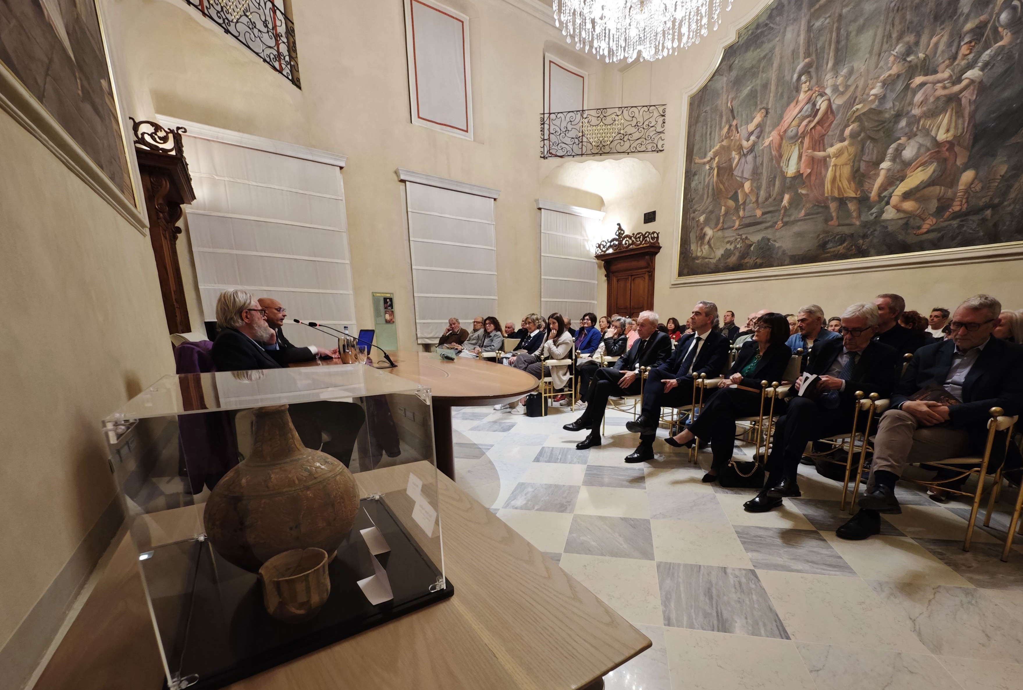 Una veduta di Sala Panini durante la presentazione del volume