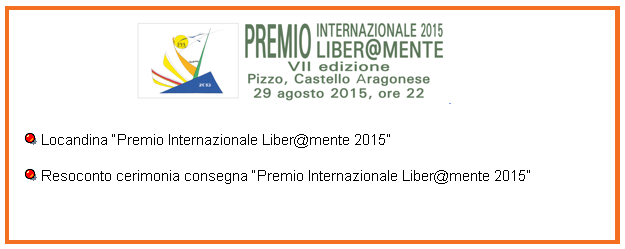 A Corrado Sforza Fogliani il Premio Internazionale Liber@mente 2015