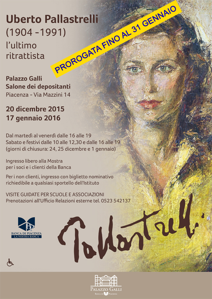 Mostra Uberto Pallastrelli - Locandina