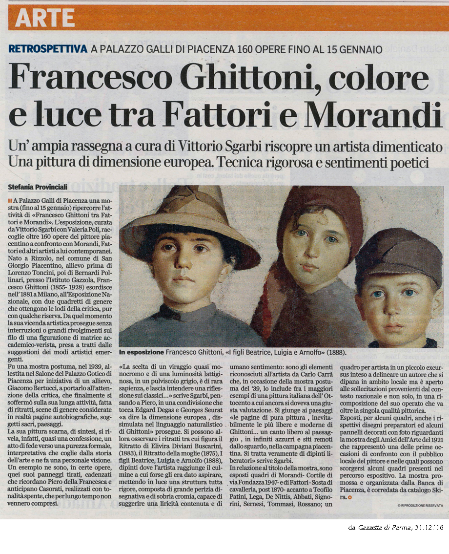 GAZZETTA DI PARMA, 31.12.'16