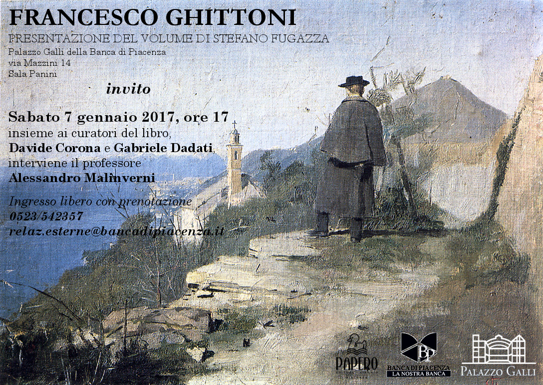 PRESENTAZIONE DEL VOLUME FRANCESCO GHITTONI DI STEFANO FUGAZZA