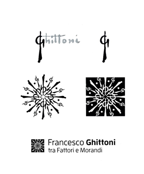 Il logo della mostra Ghittoni