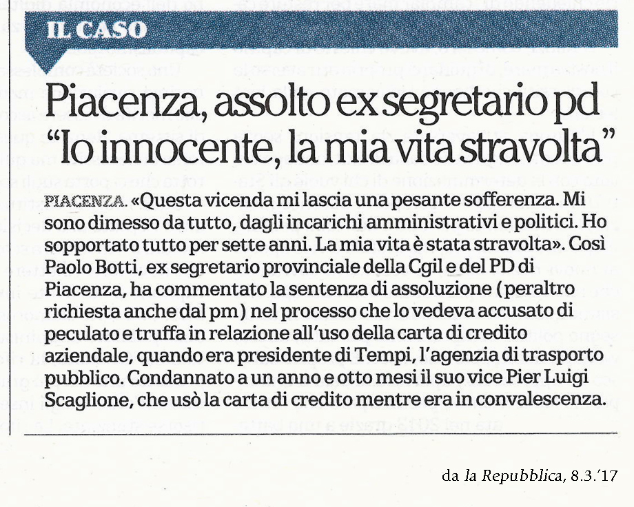 "IO INNOCENTE, LA MIA VITA STRAVOLTA"