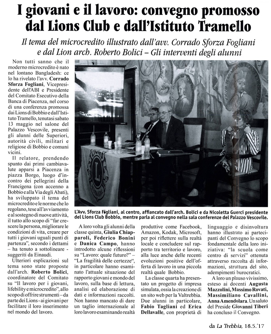 il resoconto vero del convegno di bobbio