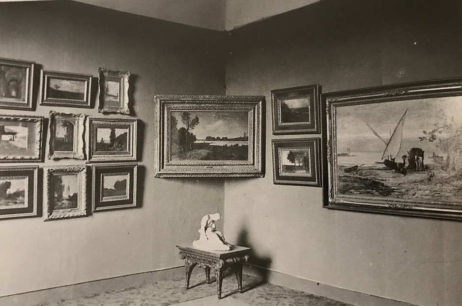 La sala dei dipinti di Antonio Fontanesi di casa Ricci Oddi