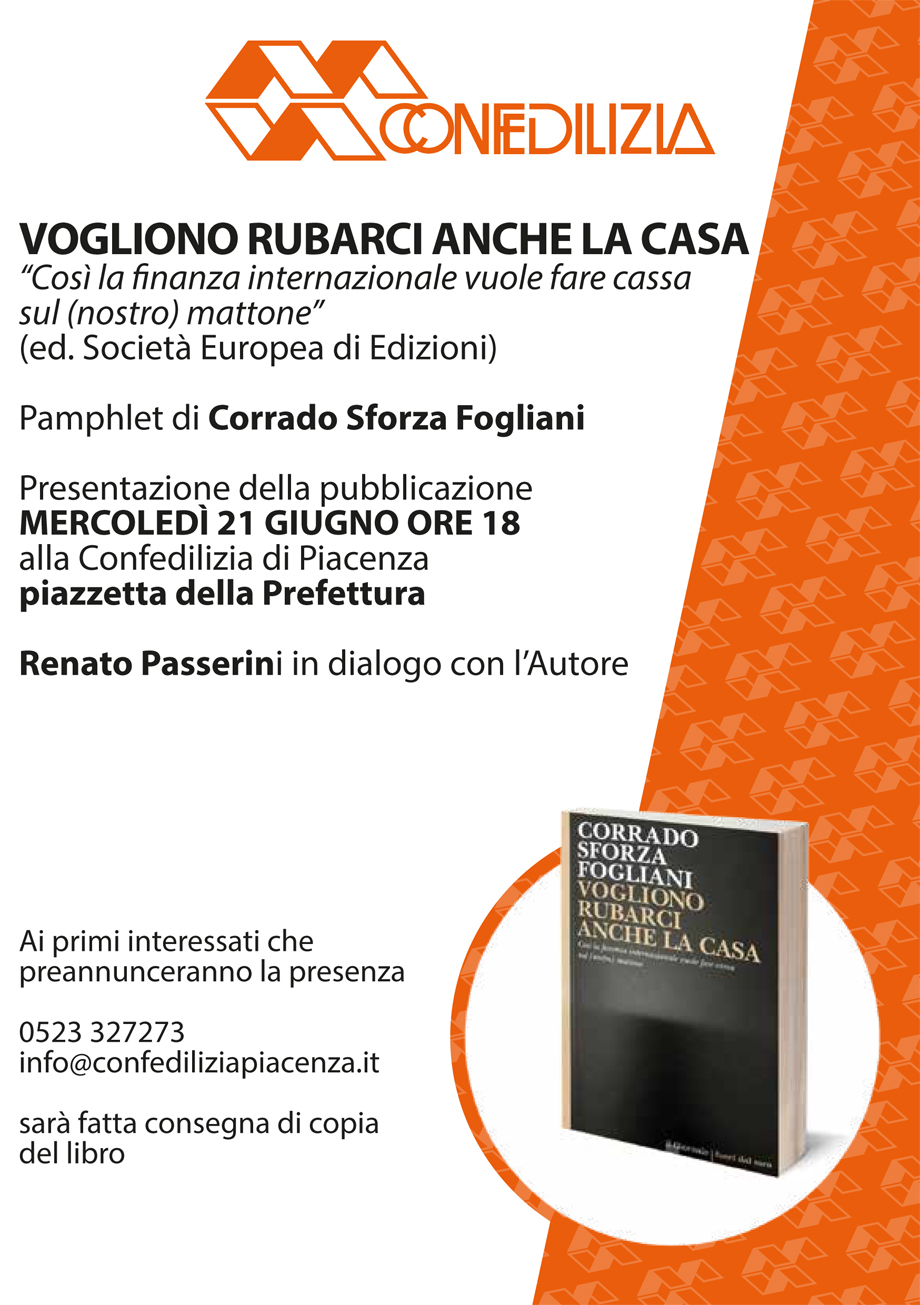 VOGLIONO RUBARCI ANCHE LA CASA