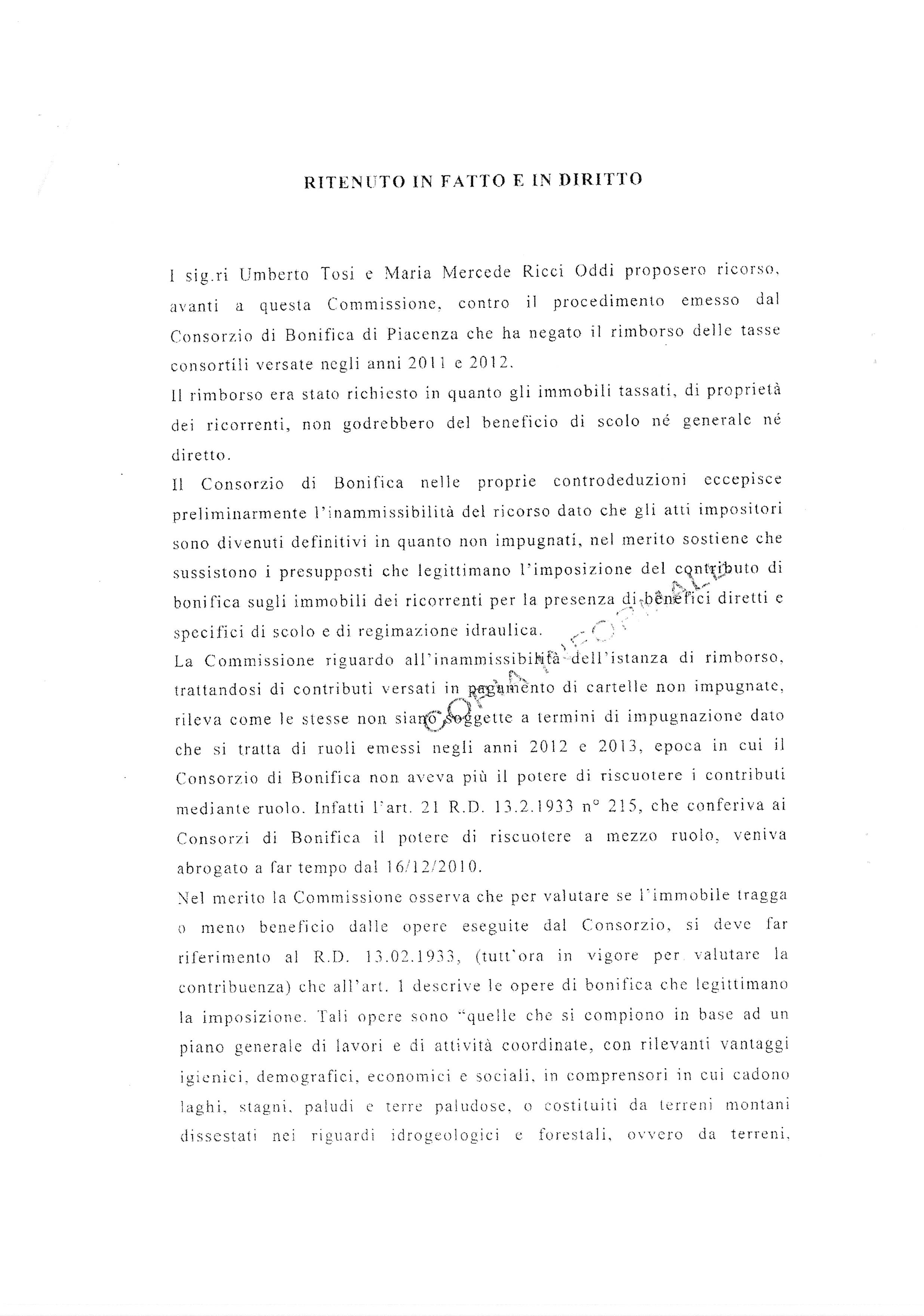 CONSORZIO BONIFICA