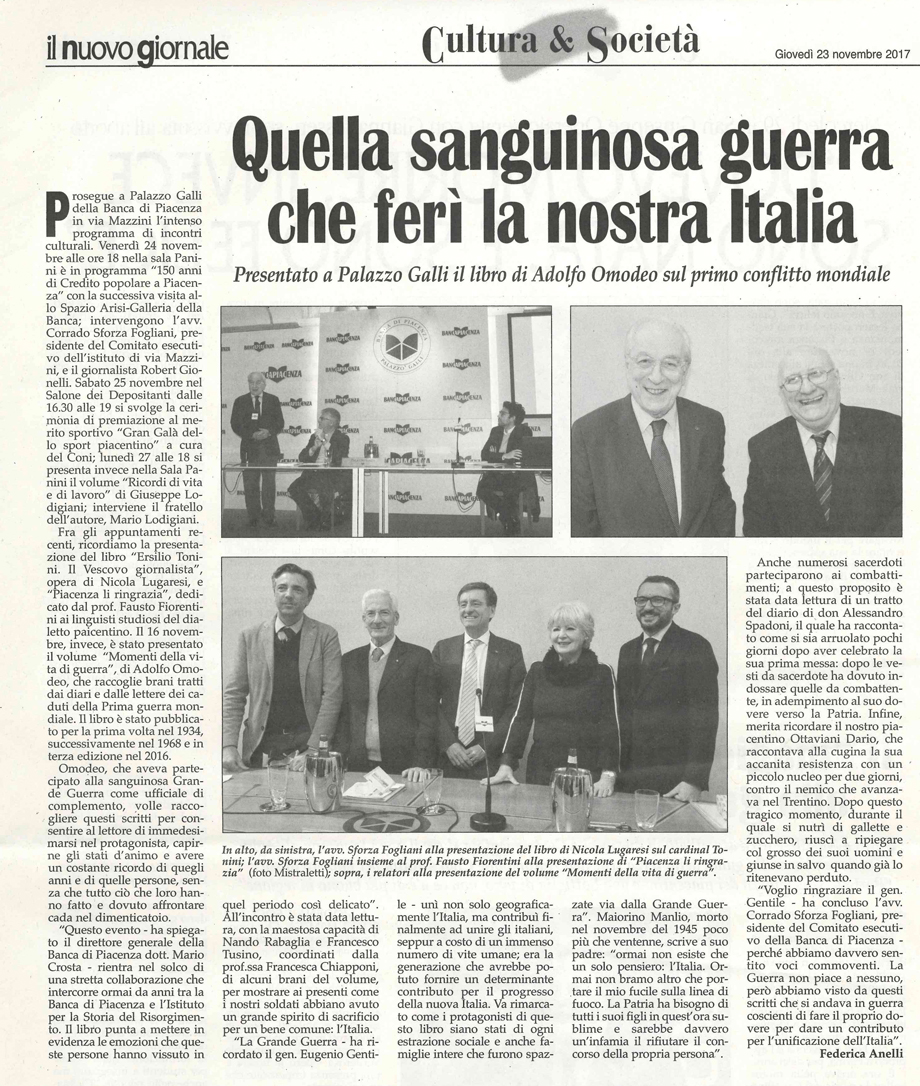il nuovo giornale, 23.11.'17