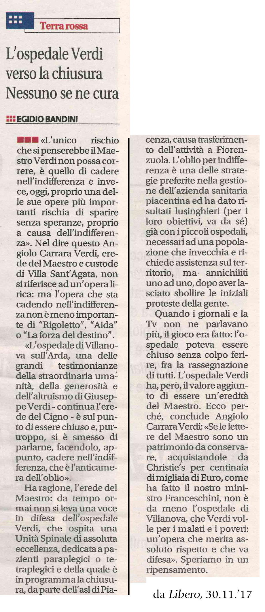 L'ospedale Verdi verso la chiusura - Nessuno se ne cura