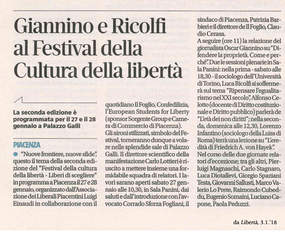 Libertà, 3.1.'18