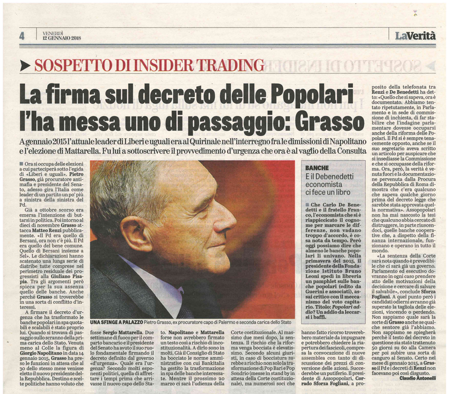 Grasso e il decreto popolari