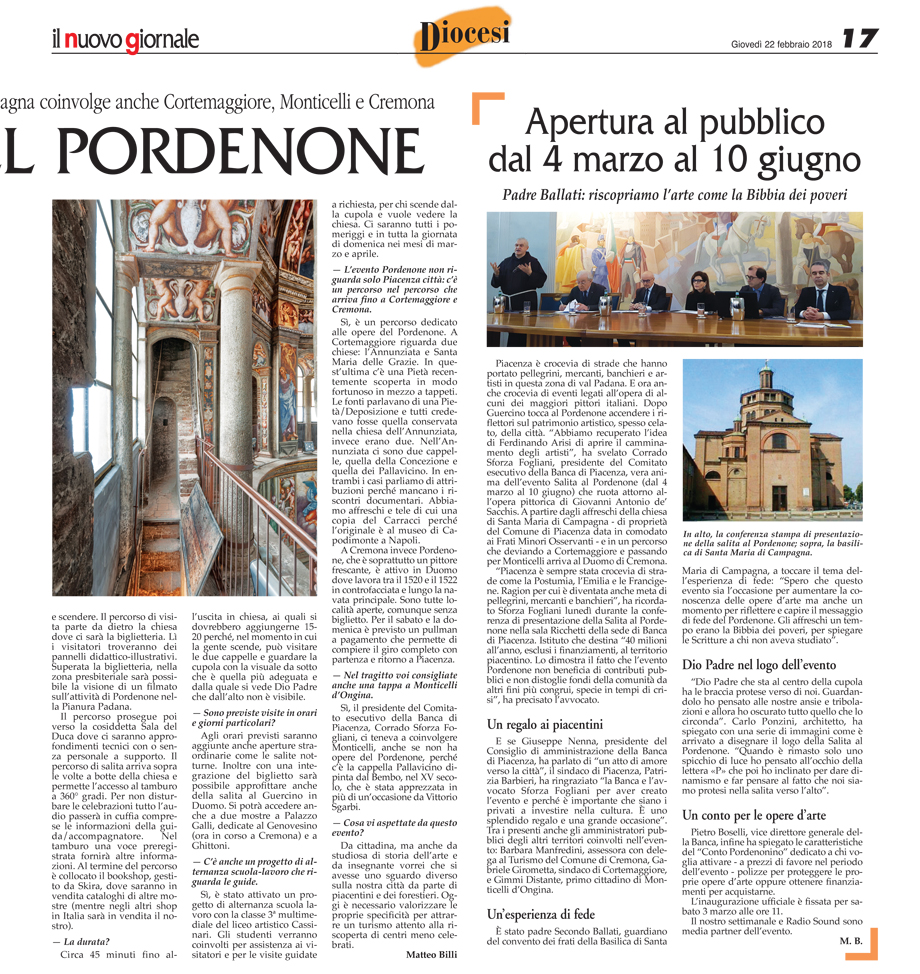 il nuovo giornale, 22.2.'18