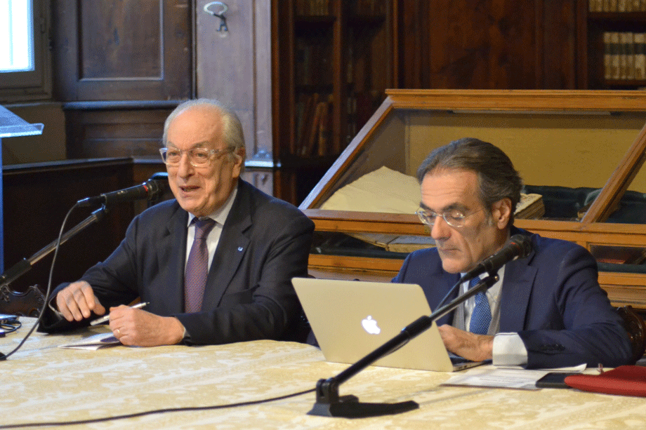 CONFERENZA DEL PRESIDENTE SFORZA FOGLIANI ALL'UNIVERSITA' DI PAVIA