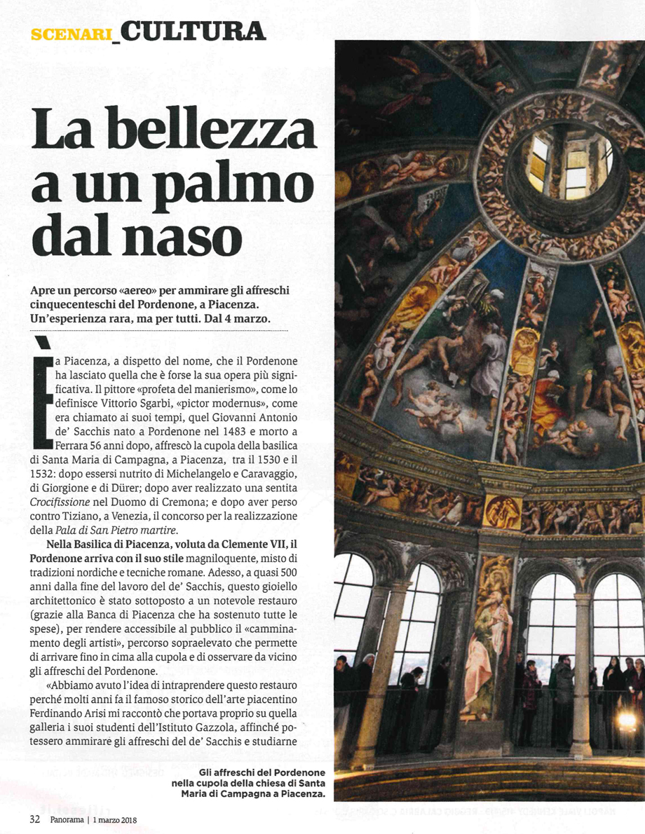 Salita al Pordenone, ampio servizio anche su Panorama