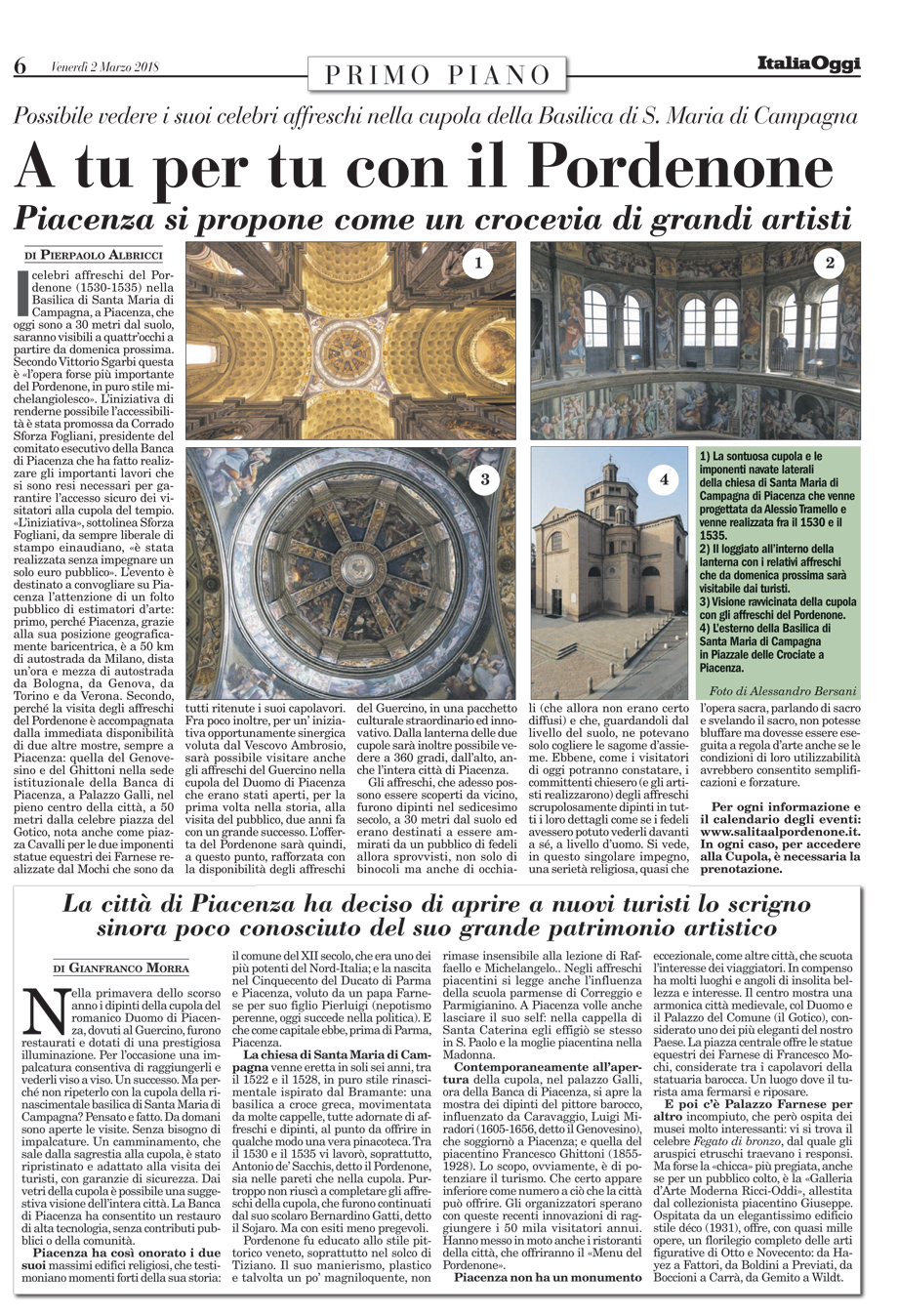 Italia Oggi, 2.3.'18