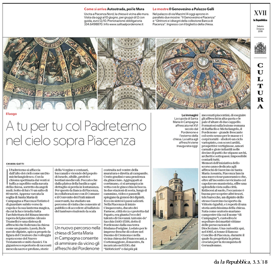 Anche la Repubblica scrive del Pordenone