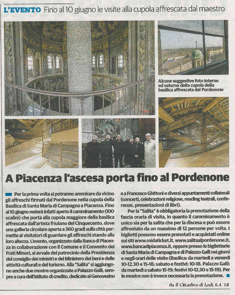 Il Cittadino di Lodi, 6.4.'18