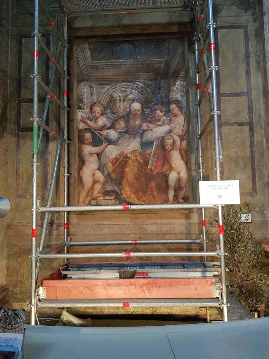 SANT'AGOSTINO, UN RESTAURO NECESSARIO DOPO LE VICISSITUDINI DELL'AFFRESCO
