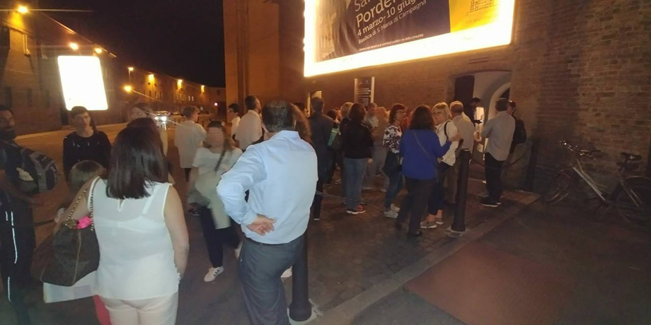 Salita al Pordenone al completo per la notte dei musei 2018