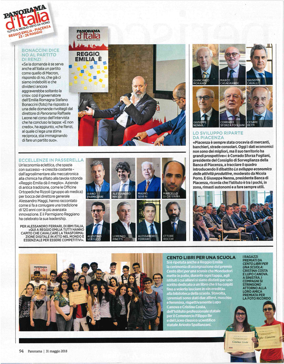 La tappa a Piacenza del tour di Panorama è sulla rivista in edicola