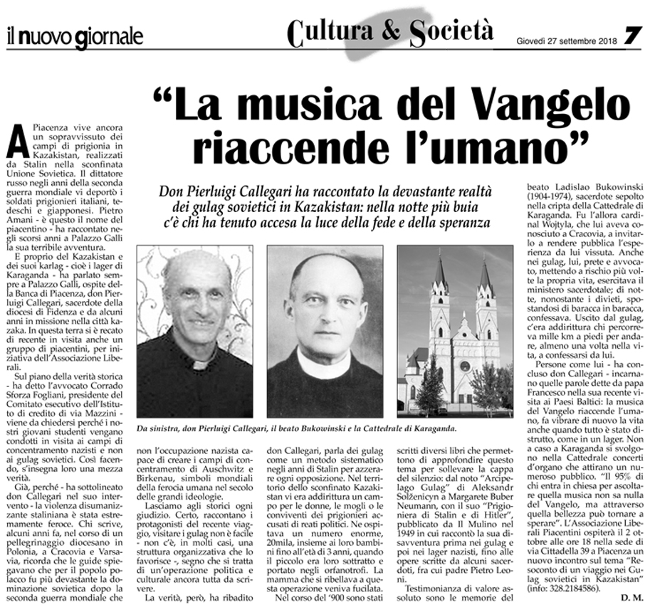 il nuovo giornale, 27.9.'18