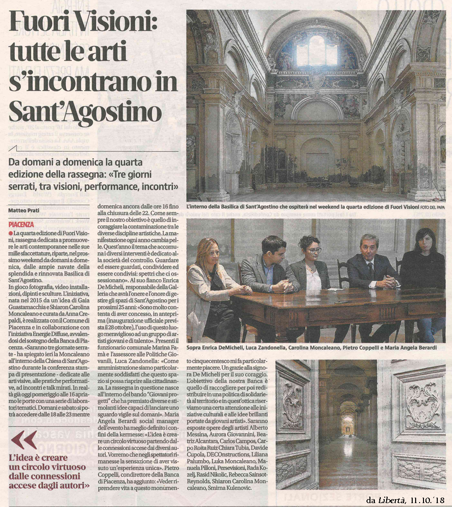 Fuori Visioni: tutte le arti s'incontrano in Sant'Agostino