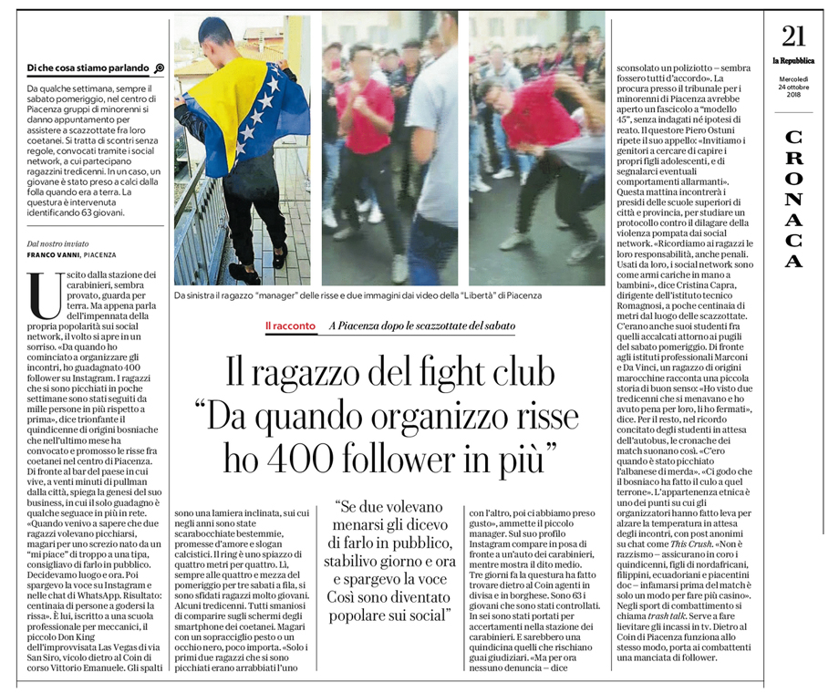 la Repubblica, 24.10.'18