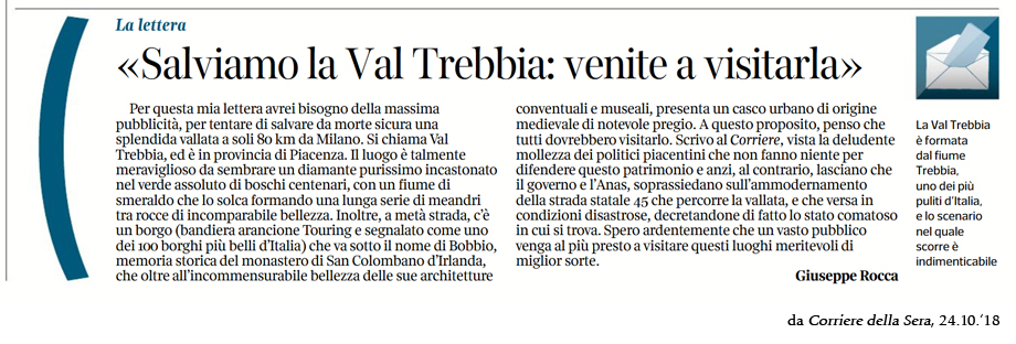 Corriere della Sera, 24.10.'18