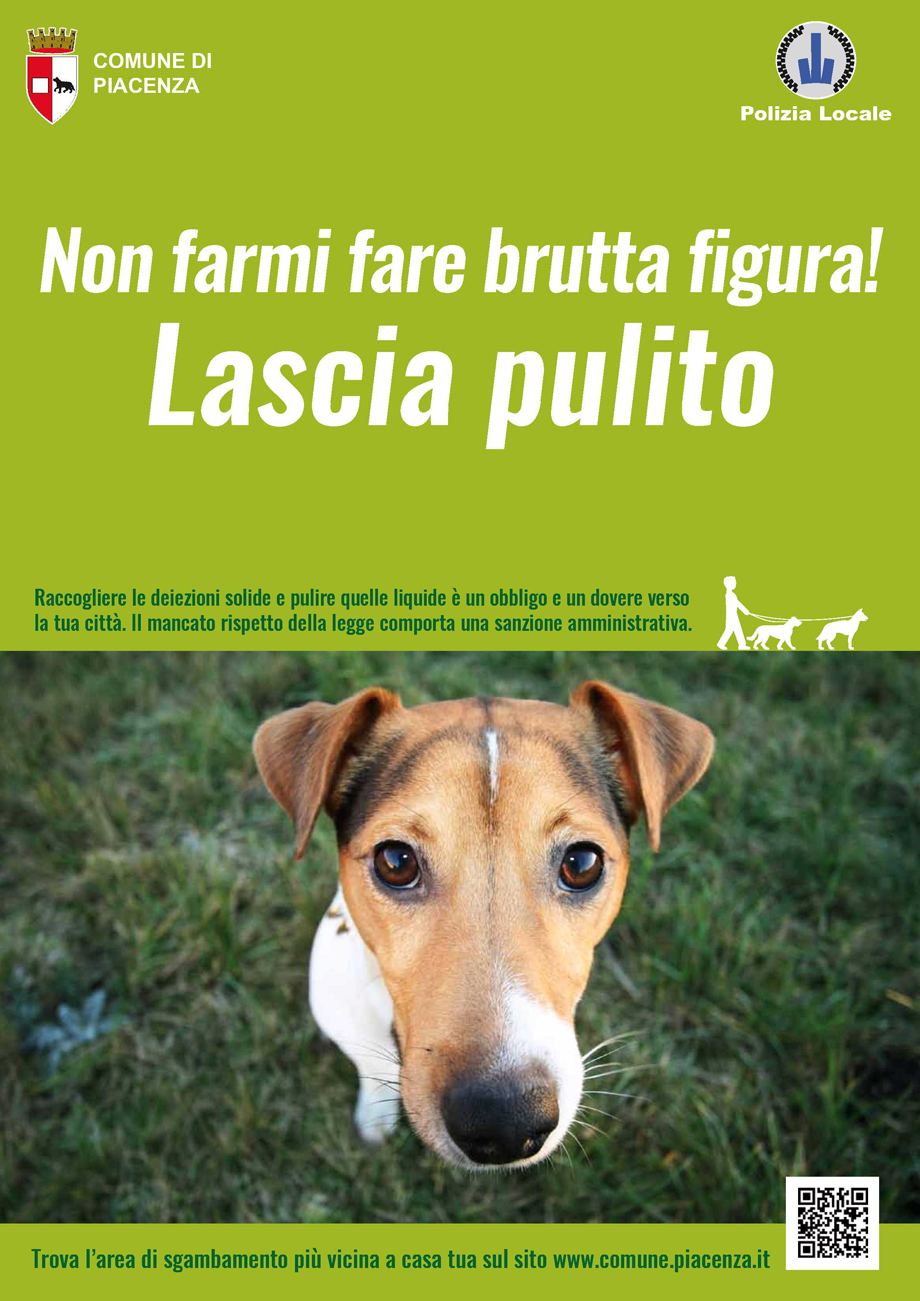 Non farmi fare brutta figura! Lascia pulito