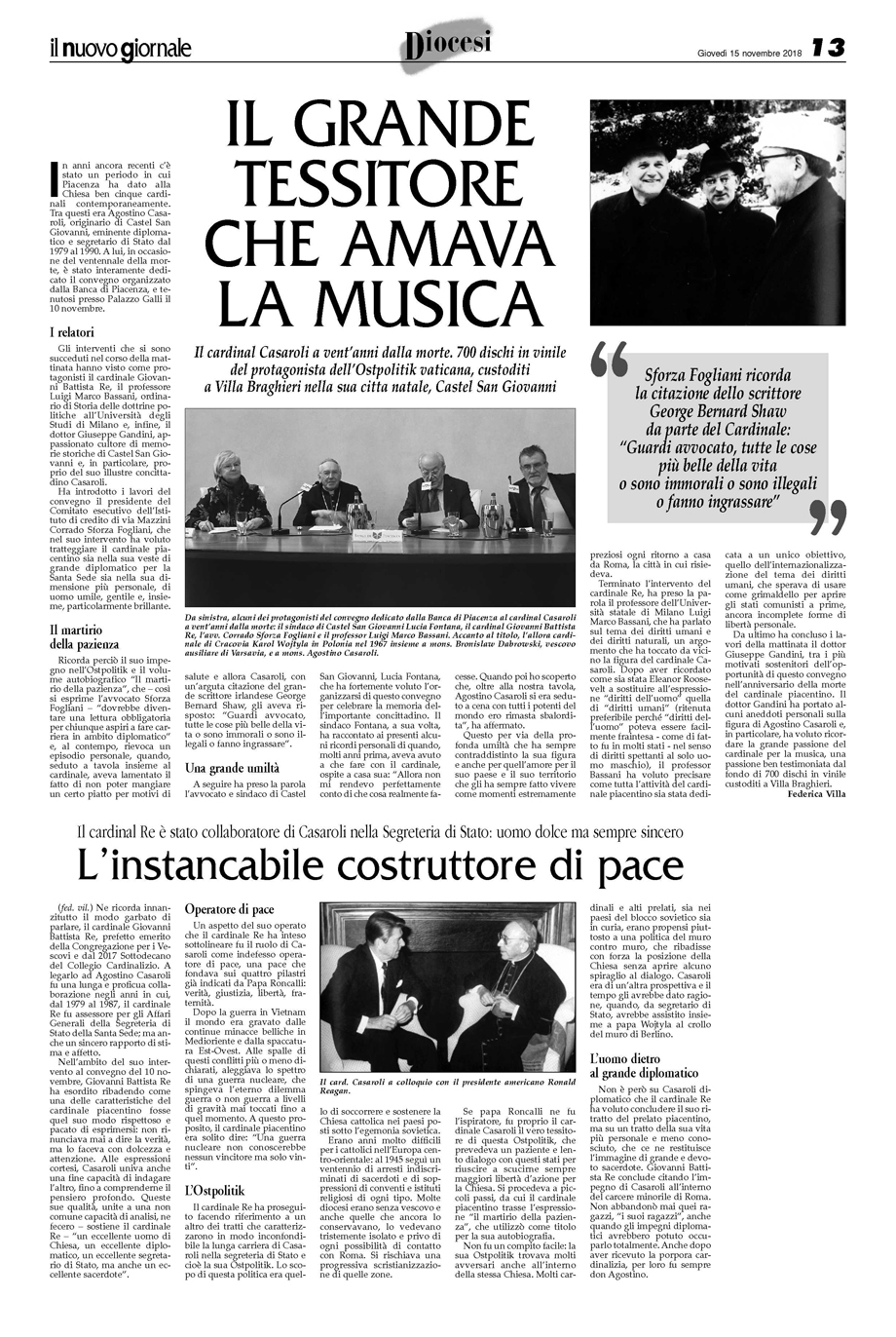 il nuovo giornale 15.11.'18