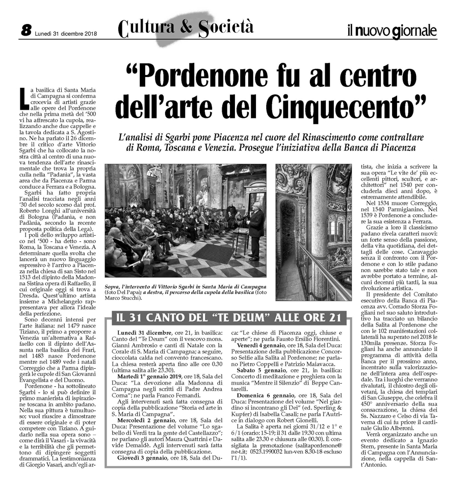 il nuovo giornale, 31.12.'18