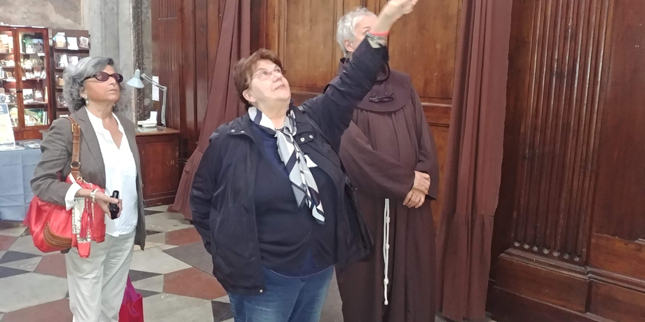 I convegnisti di Palazzo Farnese hanno visitato la Salita al Pordenone