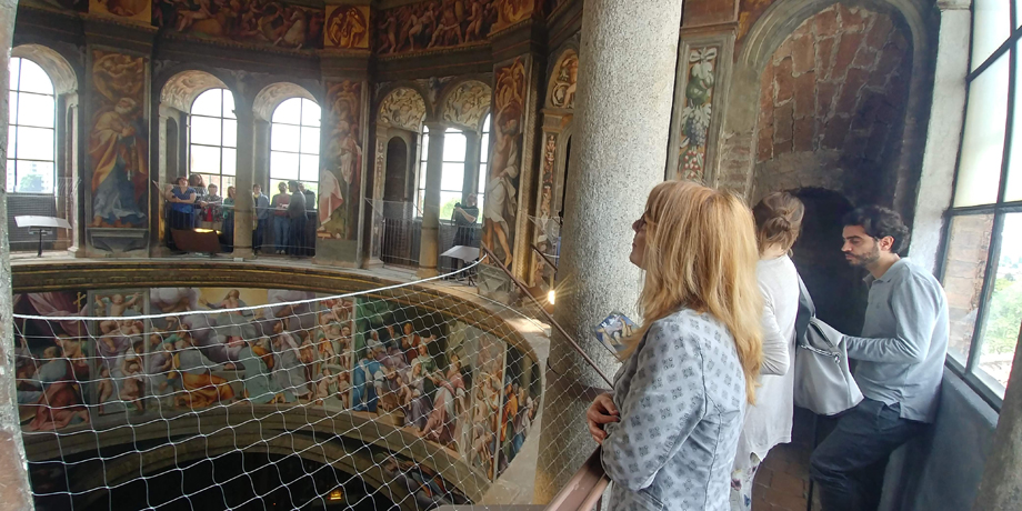 I convegnisti di Palazzo Farnese hanno visitato la Salita al Pordenone