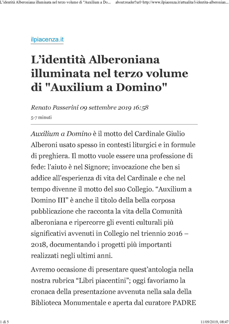 "Auxilium a Domino"