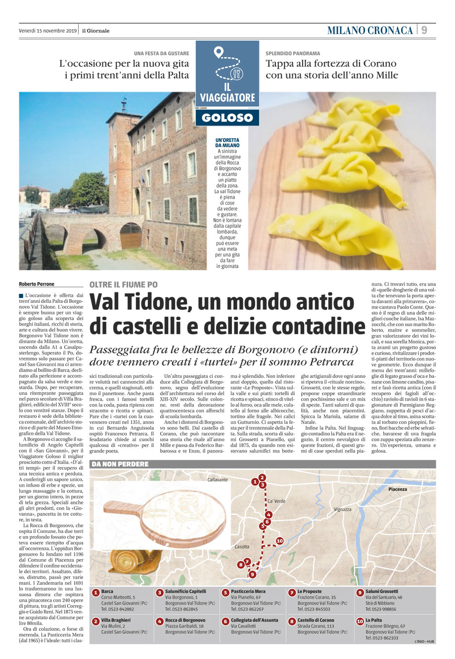 Val Tidone, un mondo antico di castelli e delizie contadine