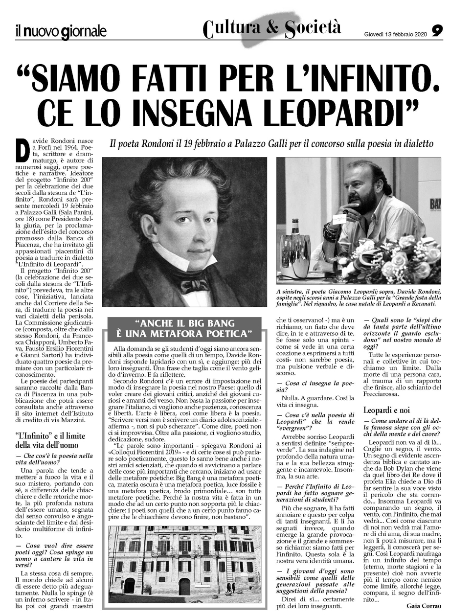il nuovo giornale, 13.2.'20