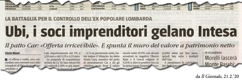 Il Giornale, 21.2.'20