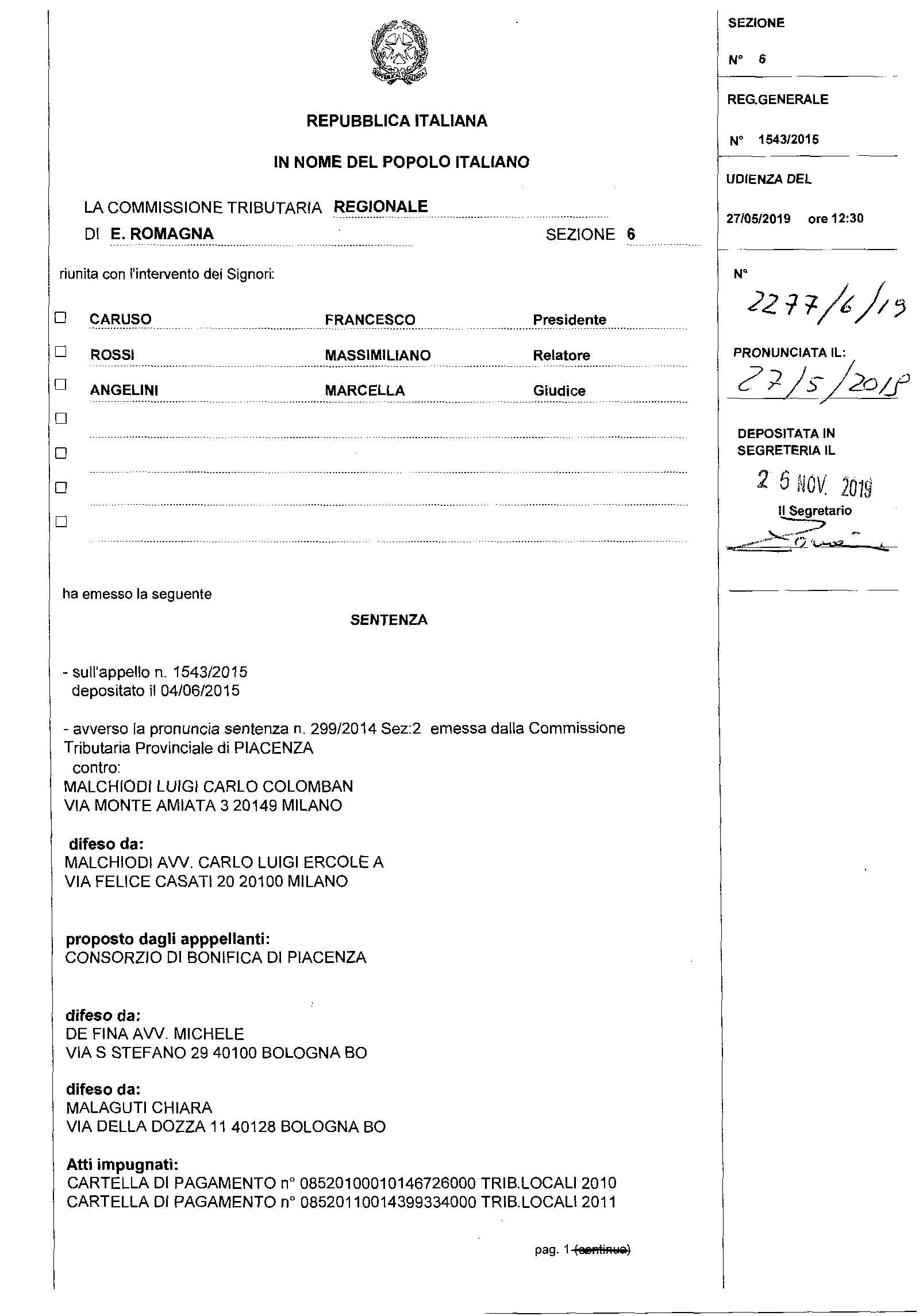 NO ALLA BONIFICA A BOBBIO