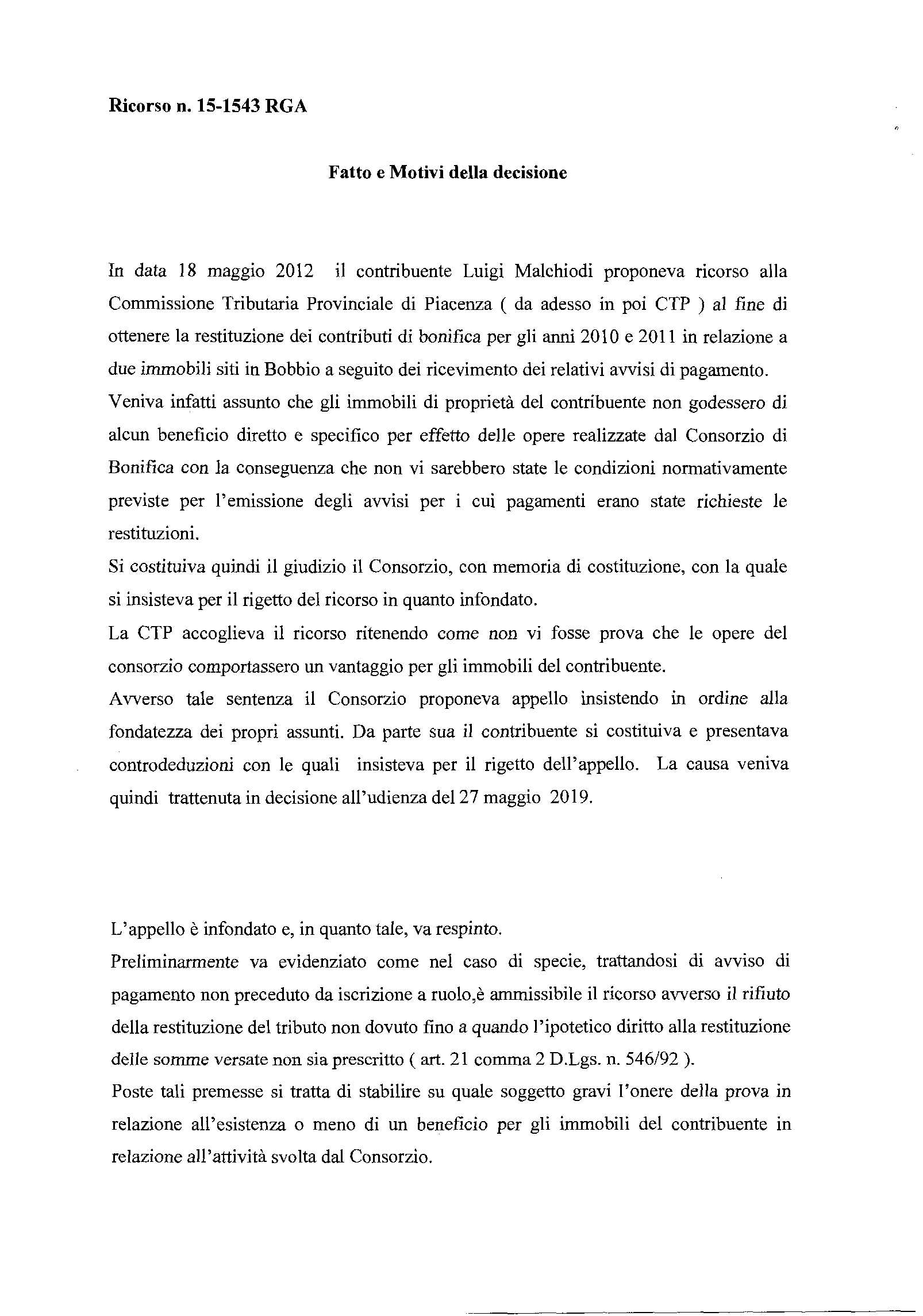 NO ALLA BONIFICA A BOBBIO