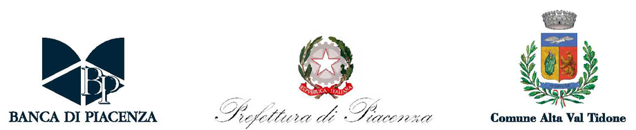 Logo Banca + Prefettura + Comune Alta Val Tidone