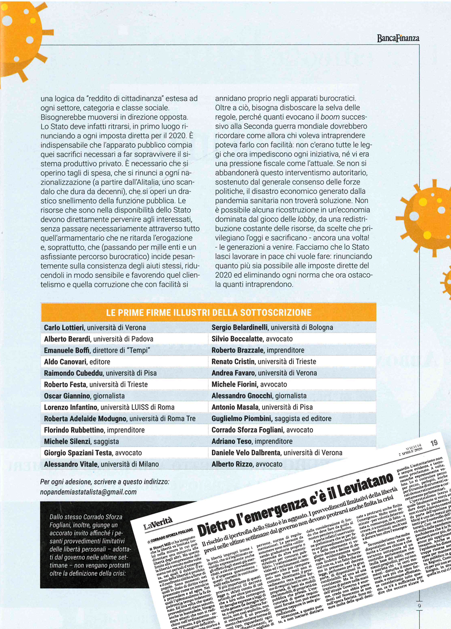 COVID E DINTORNI: LE VISIONI A CONFRONTO