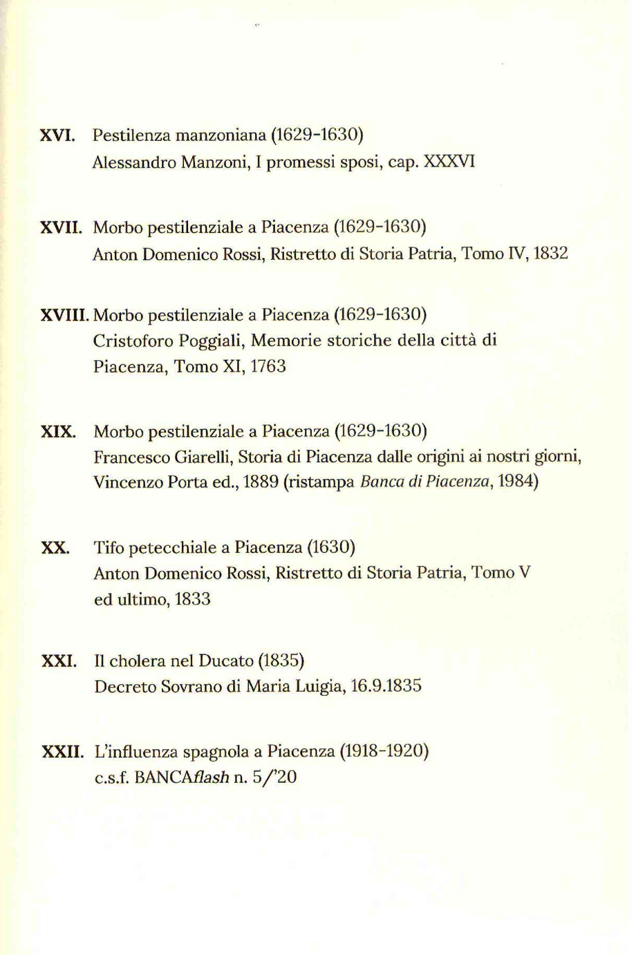 CRONACHE DAL VIVO DELLE PESTILENZE
